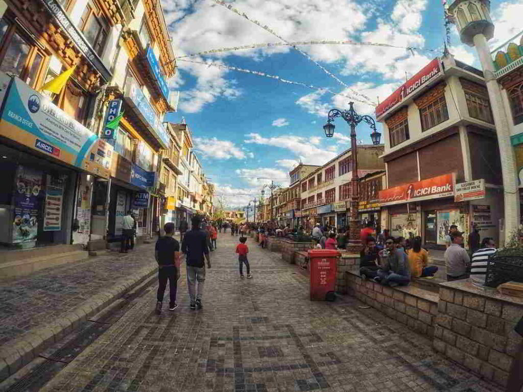leh local market ladakh